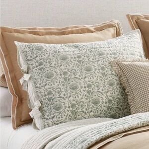 Decorative Border Cotton Slub Print Quilt Sham - Threshold Studio McGee - Botani